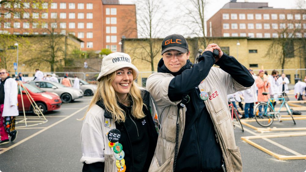 Byggplatsen Dag 1