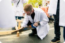 Byggplatsen Dag 1